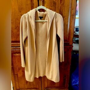 GAP long cardigan with hood